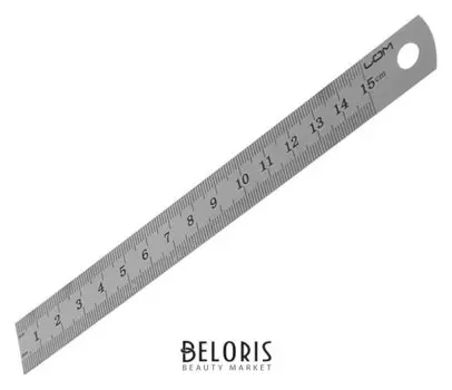 Линейка измерительная Lom, металлическая, 150 мм