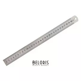 Линейка измерительная Tundra, металлическая, шкала вытравлена, 300 мм