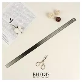 Линейка стальная, пружинистая, 50 см