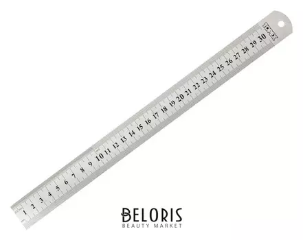 Линейка Topex, 300 мм, нержавеющая сталь