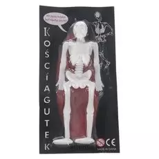 Липучка Скелет цвет белый