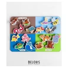 Липучка Учим обитатилей