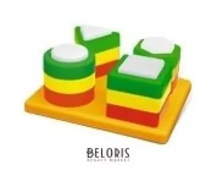 Логическая чудо - пирамидка (цветики)