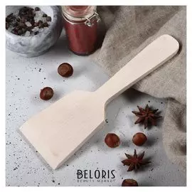 Лопатка деревянная "Люкс", 22х8 см, массив бука