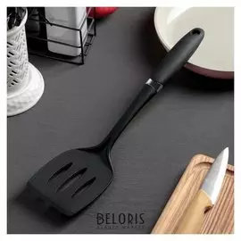 Лопатка «Глейд», с отверстиями, ручка Soft-touch, 34 см