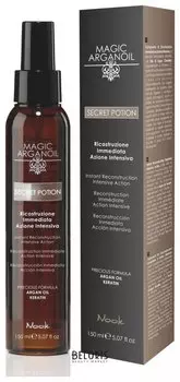 Лосьон для волос Секретное снадобье с маслом Арганы и Кератином Nook Instant Reconstruction (Объем 150 мл)