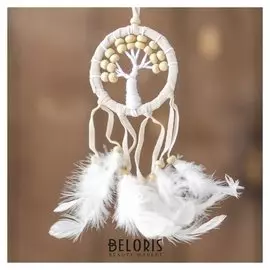 Ловец снов "Бежевое дерево" 0,5х7х25 см