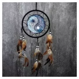 Ловец снов "Инь-ян" 20х20 см