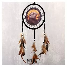 Ловец снов "Огненный орёл" D=20 см