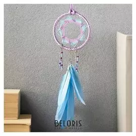 Ловец снов "Сиреневый круг" 20х7 см