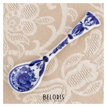 Ложка, 12×3×2 см, гжель