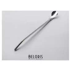 Ложка барная «Люкс», H=21см, с разъёмной трубочкой