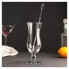 Ложка барная с вилочкой 25 см