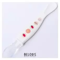 Ложка детская для кормления силиконовая, цвет белый