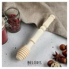 Ложка для меда "Премиум", 18х3 см, массив бука