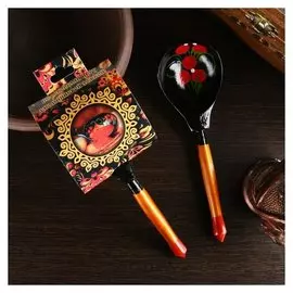 Ложка подарочная "Заставляй себя есть икру", с подвесом