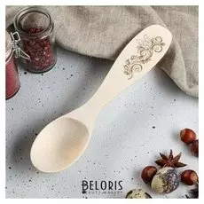 Ложка с выжиганием, 23,2 см × 5,5 см