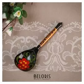 Ложка сувенирная, именная "Виктория", хохлома