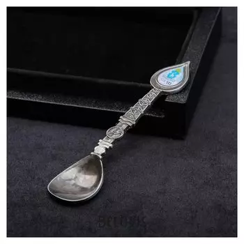 Ложка в форме капли нефти «Янао. герб»