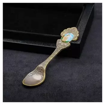 Ложка в форме кокошника «Москва. храм василия блаженного»