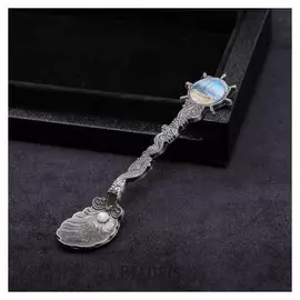 Ложка в морской форме «Владивосток. зoлотой мост»