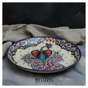 Ляган круглый «Павлин», 36 см