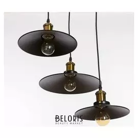 Люстра "Квеснел" 3х40вт черный Е27 30х30х10 см