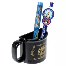 Магнит-кружка «Новосибирск. герб города»