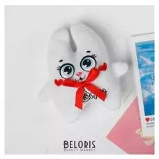 Магнит «Люблю», зайка