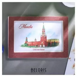 Магнит «Москва. спасская башня», акварельная серия