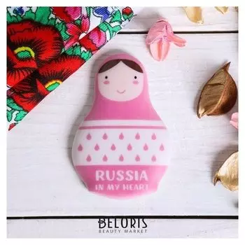 Магнит «Розовая матрёшка»