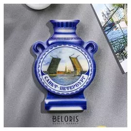 Магнит с самоваром «Санкт-петербург. мосты»