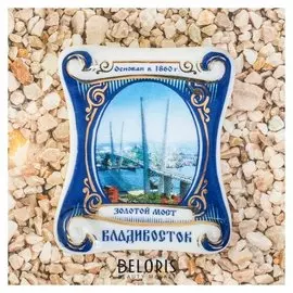 Магнит-свиток «Владивосток. золотой мост»