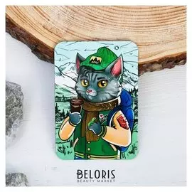 Магнит «Урал. кот-турист»