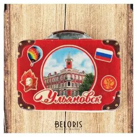 Магнит в форме чемодана «Ульяновск. историко-литературный музей и.а.гончарова»