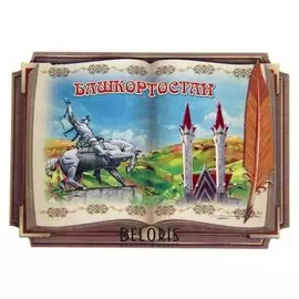 Магнит в форме книги «Башкортостан»