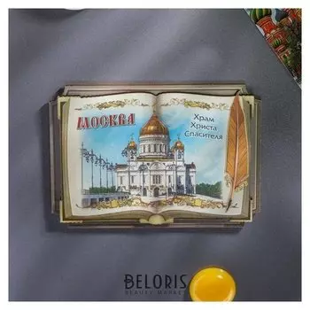 Магнит в форме книги «Москва»