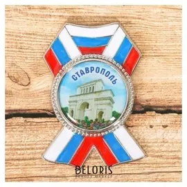 Магнит в форме ордена «Ставрополь. тифлисские ворота»