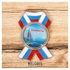 Магнит в форме ордена «Владивосток. золотой мост»