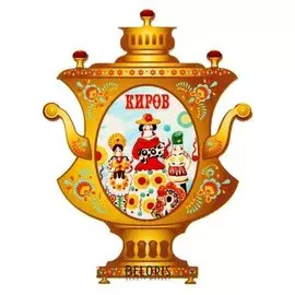 Магнит в форме самовара «Киров»