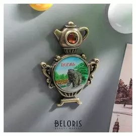 Магнит в форме самовара «Пермь. мишка»