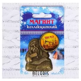 Магнит в форме шамана «Янао. нефтяная вышка»