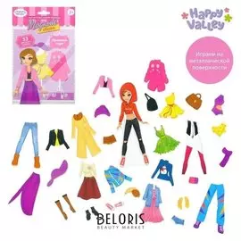 Магнитная кукла с одеждой Времена года