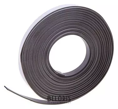 Магнитная лента Tundra, с клеевым слоем, 12.5 х 1.5 мм, длина 10 м