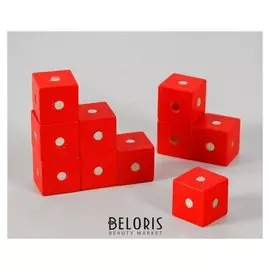 Магнитный конструктор цвет микс Кубики