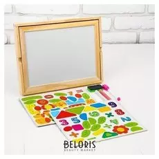 Магнитный конструктор в коробке «Играем и считаем»