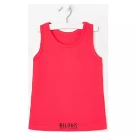 Майка детская, цвет малиновый, рост 122 см