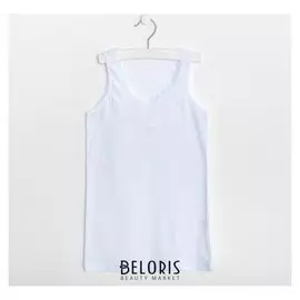 Майка для девочки, цвет белый, рост 128-134 см (8-9)