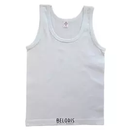 Майка для мальчика, цвет белый, рост 134-140 см (8)