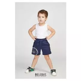 Майка для мальчика, цвет белый, рост 86 см (52)